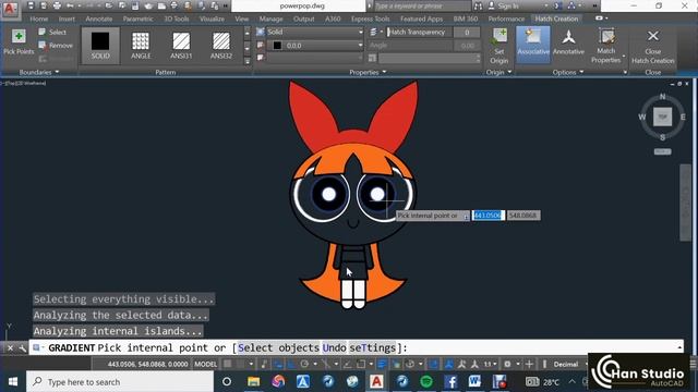 Gradient Command, Basic Tutorial for Beginners AutoCAD смотреть онлайн