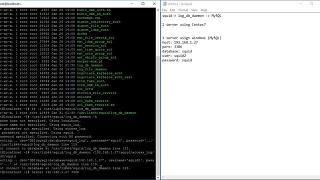 Store Squid Log in MySQL using log_db_daemom смотреть онлайн