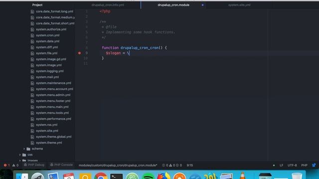 Executing custom code on cron run смотреть онлайн