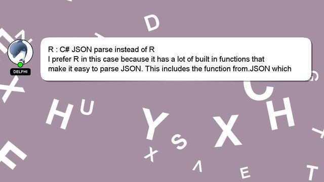 R : C# JSON parse instead of R смотреть онлайн