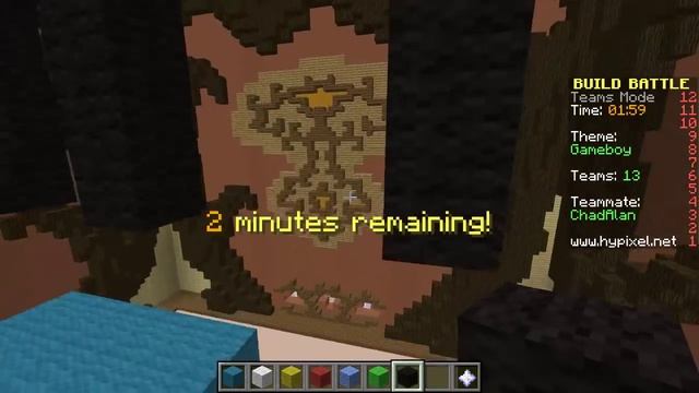 Minecraft - Team Build Battle with Gamer Chad on Hypixel - BMO Fail смотреть онлайн
