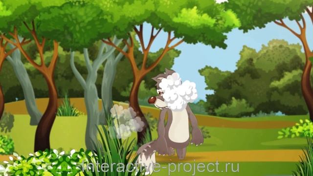 Колобок, интерактивная сказка-кидалка. Спасаем колобка.