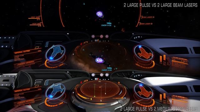 Elite: Dangerous. Large Pulse vs Burst vs Beam Laser. Part 2. Maybe Medium Beam Laser? смотреть онлайн