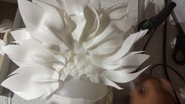 Голубь из остатков изолона. Часть 3