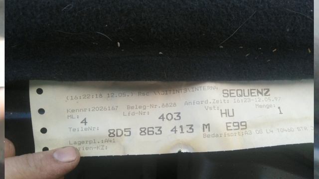 КАК СНЯТЬ ЗАДНЮЮ ПОЛКУ АУДИ.. смотреть онлайн