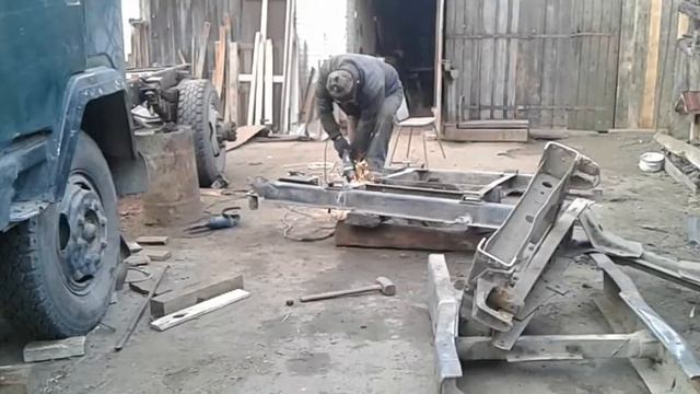 Ремонт подрамника . Subframe repair. смотреть онлайн