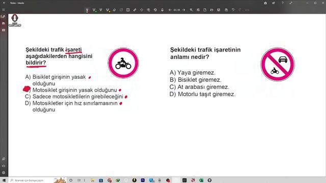 Trafik Levhaları ve En çok çıkan soruları смотреть онлайн