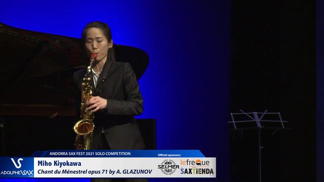 Miho Kiyokawa plays Chant du Ménestrel opus 71 by Alexander GLAZUNOV смотреть онлайн