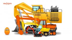 Мультики про машинки. Экскаватор. Трактор. Машины для детей.