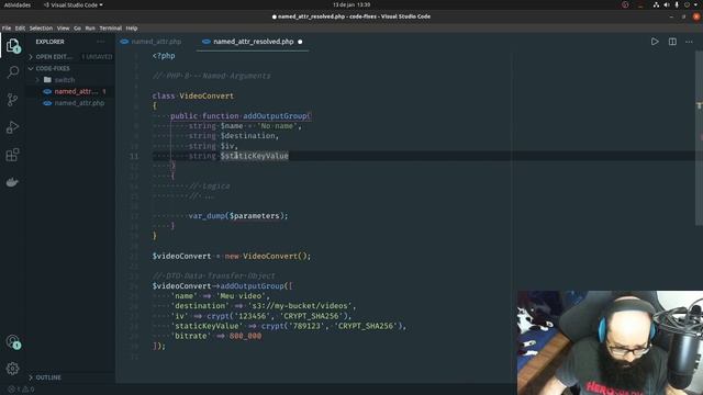 Refatorando em PHP 8 - com Named Arguments смотреть онлайн