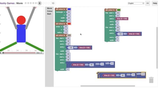 Blockly Games Movie Solutions Level 1-10 смотреть онлайн