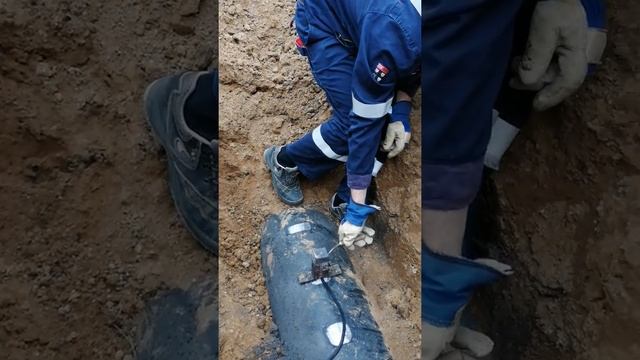 Термитная сварка на трубопроводе смотреть онлайн