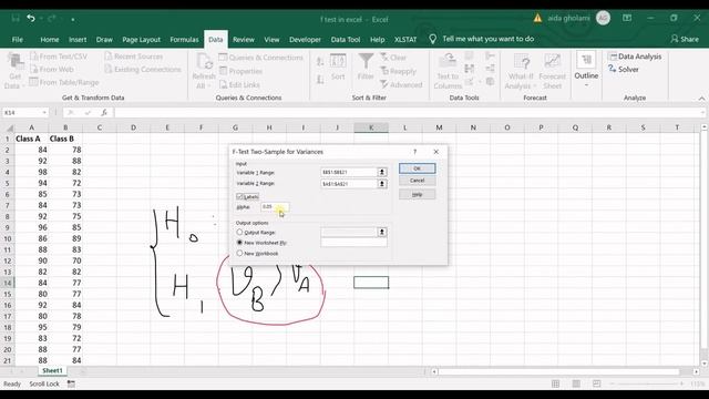 How to do F Test in Excel - F Test Function in Excel смотреть онлайн