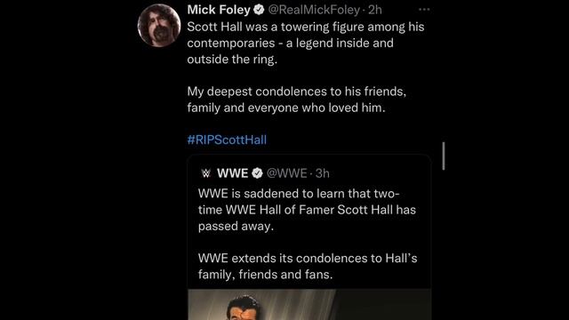 WWE Superstars React To Scott Hall Passing Away ! RIP смотреть онлайн