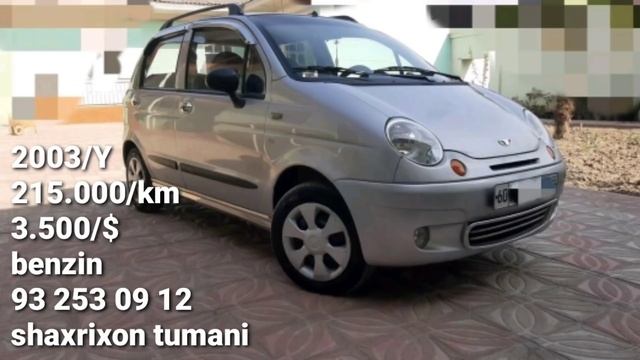 DAMAS, TICO, MATIZ, NEXIA 1-2-3, COBALT, LADA , MASHINA NARXLARI VARIYANTGA SOTILADI 2020 смотреть онлайн