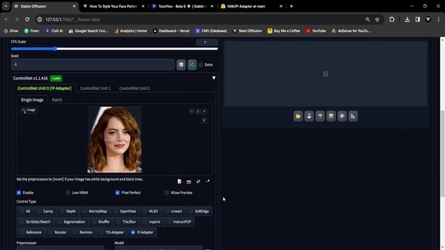 EASY Face Portrait Styling In Stable Diffusion (ControlNet & IP-Adapter)