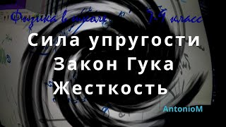 Сила упругости - Закон Гука - Жесткость - 7-9 Физика в школе.mp4 смотреть онлайн