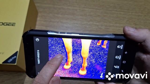 Doogee v20 Pro Ez valami eszeveszetten jó a hő kamerája!!! смотреть онлайн