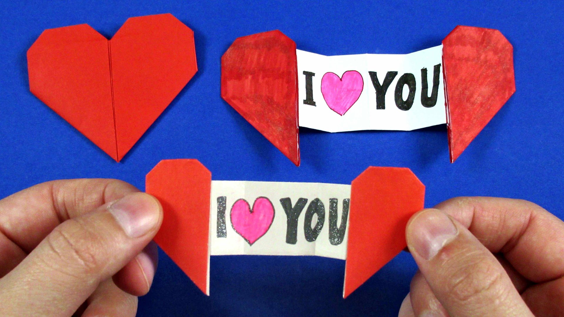 Валентинка из бумаги ? Оригами сердечко с посланием смотреть онлайн