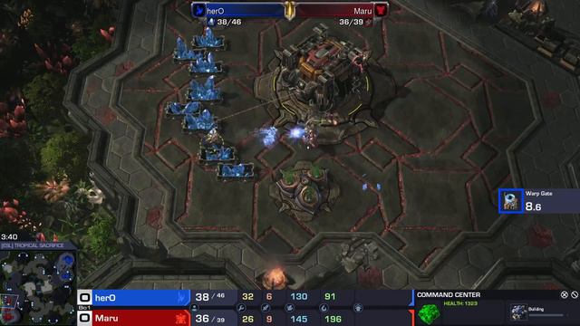 StarCraft 2: STUNNING FINAL MATCH herO v Maru: Game 5 смотреть онлайн
