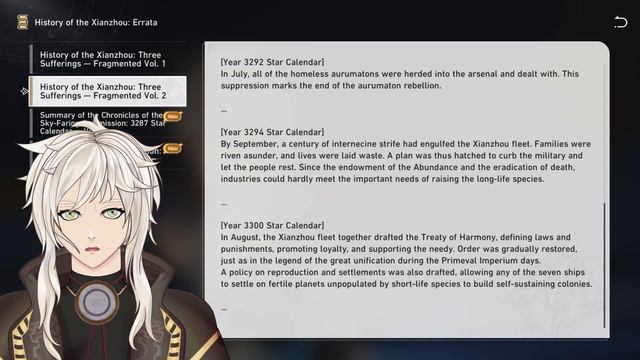 Reading Honkai Star Rail - History of the Xianzhou: Errata смотреть онлайн