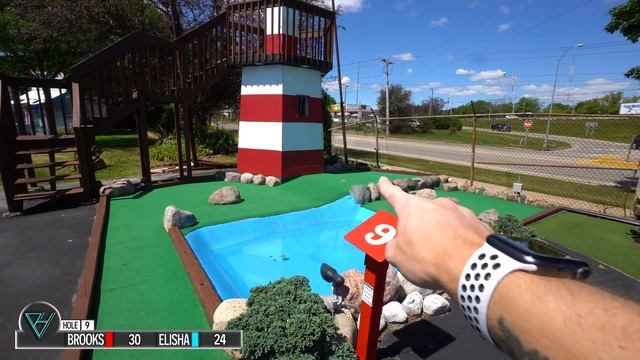 The CRAZIEST Mini Golf Course Ever! - INSANE Course! смотреть онлайн