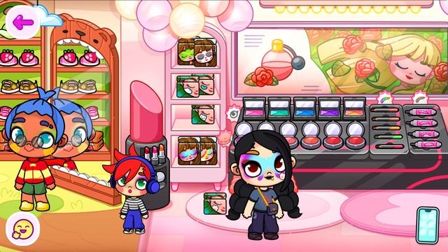 Из Уэнсдей в Энид в магазине косметики в AVATAR WORLD смотреть онлайн