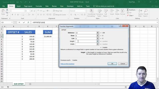 Create Dynamic Excel Formulas with the OFFSET() Function смотреть онлайн