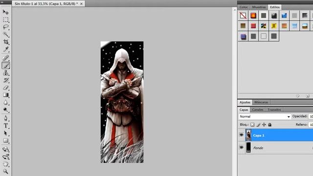 Tutorial de photoshop CS4:aser un avatar смотреть онлайн