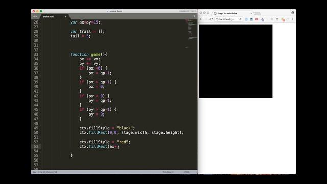 Snake Game com JavaScript ( Jogo da Cobrinha )- Programador Br - Ep.29 смотреть онлайн