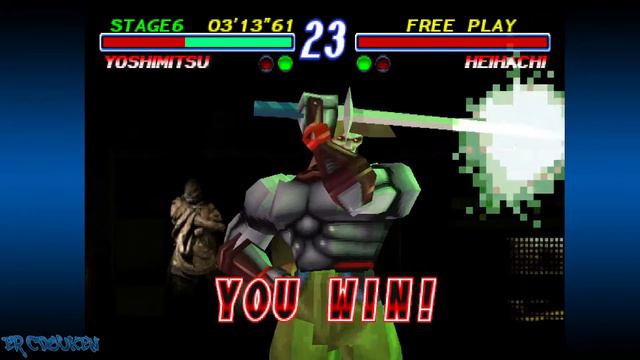 Tekken 2 (PS1) - Yoshimitsu Arcade Playthrough смотреть онлайн