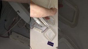 LEDCITY:СБОРКА И ПОДКЛЮЧЕНИЕ СВЕТОДИОДНОЙ ПОТОЛОЧНОЙ ЛЮСТРЫ «4+4 КВАДРАТА» |#освещение #ledcity