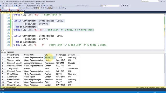 SQL LIKE Operator and Wildcards | SQL Tutorial in Urdu - Hindi | 014. смотреть онлайн