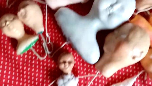 Кукольные головы из воздушного пластилина от Тимофеевой Марины смотреть онлайн