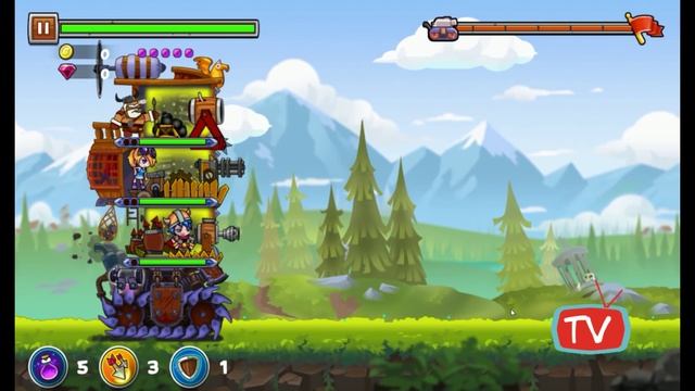 Monster Mania Tower Strikes - First Strike - Adventure Android App - Kids Gameplay смотреть онлайн
