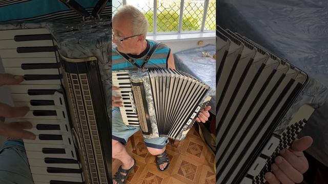 Big Working Weltmeister accordion, 80 Bass, 3 voice, 5+3 register, Germany Accordion, ON SALE смотреть онлайн