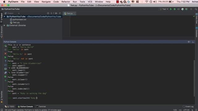 Advanced Python Programming - String Manipulation and Functions смотреть онлайн