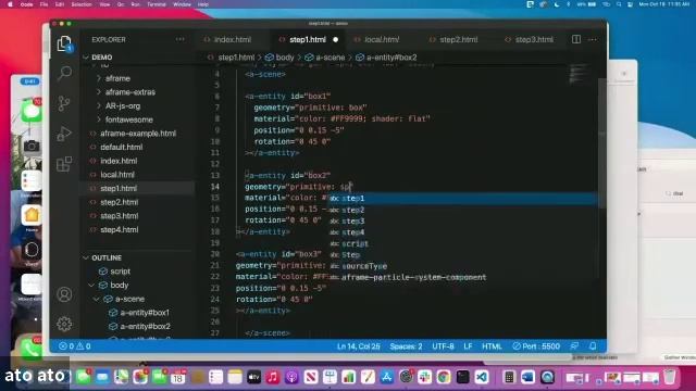 AR OVER THE WEB BROWSER - Using AR.js, A-Frame, and WebXR смотреть онлайн