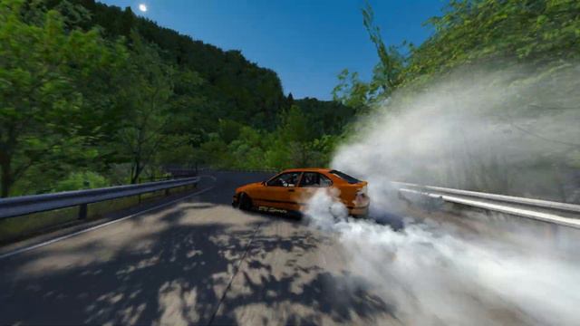 BMW E36, Happogahara Touge Run (ハッポハハラ) (4K) - Assetto Corsa Drifting смотреть онлайн
