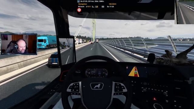 Promods 2.65 - ETS2 1.47 - Frankfurt - Loeben (AUT) * New Promods City * MAN TG3 TGX * смотреть онлайн