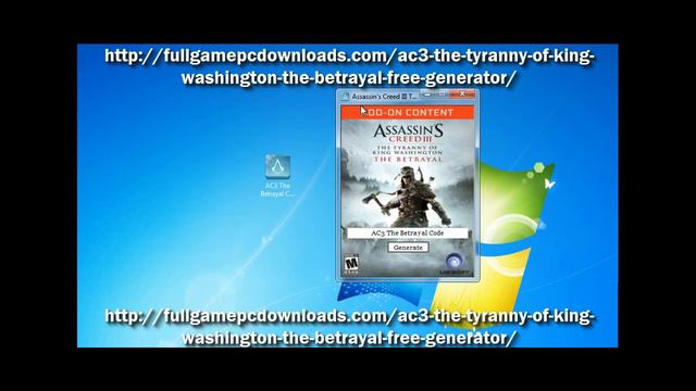 AC3 The Tyranny of King Washington The Betrayal Free Download - Xbox 360, PS3, PC смотреть онлайн