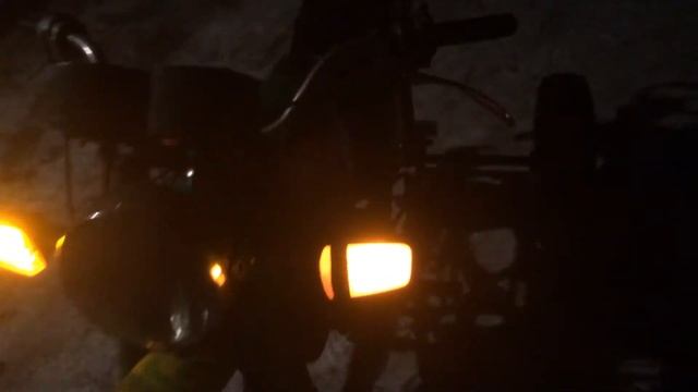 Запуск холодного трёхколёсного мотоцикла Минск в мороз смотреть онлайн