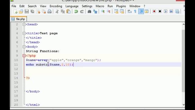 PHP Tutorials in Tamil 29 String Function смотреть онлайн
