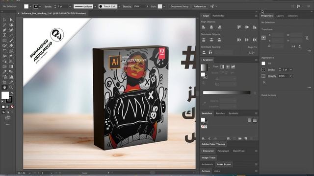 الدرس الثالث - البانيلز والورك سبيس في برنامج الاليستريتور Adobe Illustrator CC 2019 смотреть онлайн