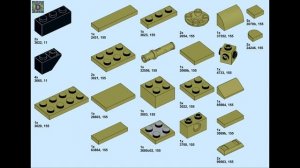 Мини танк КВ-2 из Лего