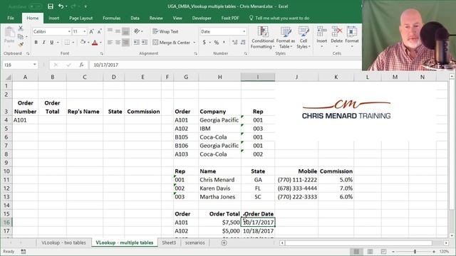 Advanced VLookup with nested functions by Chris Menard смотреть онлайн