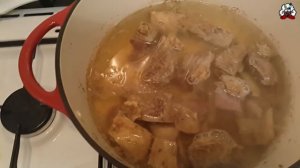 говяжьи ребрышки тушеные, тушёные говяжьи рёбрышки. Рецепт