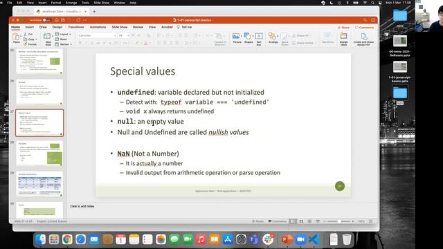 AW1-2021-L02: Primi passi in JavaScript смотреть онлайн