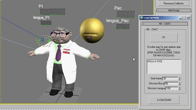 3D chat script смотреть онлайн