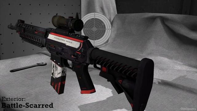 Cyrex SG 553 StatTrak Stickers Skin Preview FN/MW/FT/WW/BS